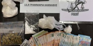 Ρόδος: Συνελήφθησαν δύο 17χρονοι που είχαν στην κατοχή τους ναρκωτικά και χασίς