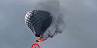 Στιγμές φρίκης στον ουρανό: Άνδρας έπεσε από φλεγόμενο αερόστατο και σκοτώθηκε – Έσωσε δύο άτομα πριν παγιδευτεί