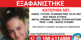 Συναγερμός στη Νίκαια για την εξαφάνιση 14χρονης