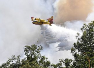 Φωτιά στην Πρέβεζα – Επιχειρεί ισχυρή δύναμη της Πυροσβεστικής – Σηκώθηκαν δύο αεροσκάφη