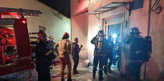 Φωτιά στο κτήριο της Ε.Α.Σ. Λήμνου