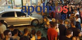 Παραλίγο τραγωδία στη Ζάκυνθο – Αυτοκίνητο έπεσε πάνω σε πιστούς-(VIDEO)
