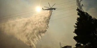 Μεγάλες φωτιές σε Αττική, Εύβοια, Μεσσηνία και Κύθηρα – Εκκενώνεται το Κρυονέρι, συνεχή μηνύματα 112