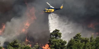 Φωτιά: Ο χάρτης πρόβλεψης κινδύνου πυρκαγιάς σήμερα 3η Ιουλίου