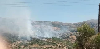 Φωτιά στα Χανιά: Σηκώθηκαν δύο ελικόπτερα – Μήνυμα από το 112 στους κατοίκους «να είστε σε ετοιμότητα»