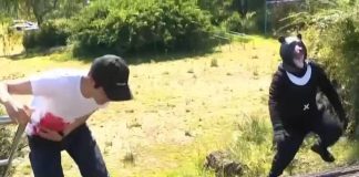 Ιαπωνία: Άντρας ντύθηκε αρκούδα και «επιτέθηκε» σε αστυνομικούς – Ποιος ήταν ο λόγος (VIDEO)