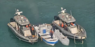 Οι κολομβιανές αρχές εντόπισαν για 1η φορά τηλεκατευθυνόμενο ημικαταδυόμενο σκάφος μεταφοράς ναρκωτικών