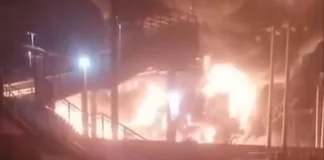 Ένας νεκρός σε ουκρανική επιδρομή drones στο Ροστόφ – Πυρκαγιά σε σιδηροδρομικό σταθμό