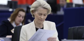 Κομισιόν για την πρόταση δυσπιστίας κατά Φον ντερ Λάιεν: «Εμπίπτει στο δικαίωμα των μελών του Ευρωκοινοβουλίου»