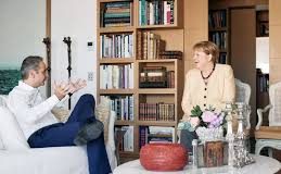 Μητσοτάκης και Μέρκελ πήραν μαζί πρωινό