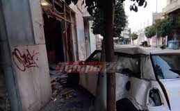 Πάτρα: Σε τζαμαρία σούπερ μαρκετ κατέληξε αυτοκίνητο