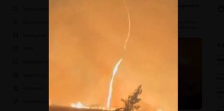 Εικόνες αποκάλυψης στην Πορτογαλία – Ανεμοστρόβιλος φωτιάς σαρώνει περιοχή της χώρας (VIDEO)