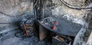 Ηράκλειο: Συνεργάτες σε καντίνα οι δύο σοβαρά εγκαυματίες από τη φωτιά σε γήπεδο στην Αμμουδάρα