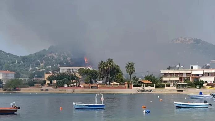 Οριοθετήθηκε η φωτιά στη Μαούνη Ευβοίας – Δείτε βίντεο