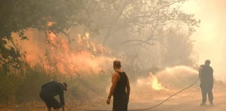 Πάτρα: Δυο προσαγωγές μετά την αναζωπύρωση της πυρκαγιάς στην περιοχή Μπάλας