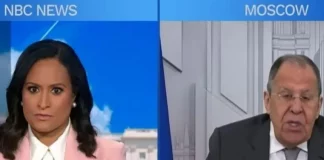 Άγρια αντιπαράθεση Λαβρόφ με δημοσιογράφο του NBC: “Σκοτώσατε 50.000 αμάχους” – “Να είστε έντιμη”