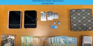 Συνελήφθησαν 2 άτομα για κατοχή και διακίνηση ναρκωτικών σε περιοχές της Λευκάδας