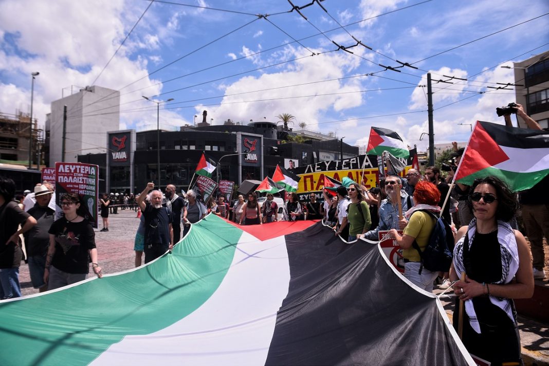 ÓÕÃÊÅÍÔÑÙÓÇ ÁËËÇËÅÃÃÕÇÓ ÓÔÏ ÐÁËÁÉÓÔÉÍÉÁÊÏ ËÁÏ ÊÁÉ ÐÏÑÅÉÁ ÓÔÇ ÐÑÅÓÂÅÉÁ ÔÏÕ ÉÓÑÁÇË