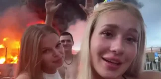 Ρωσίδες influencers συνελήφθησαν αφού γύρισαν βίντεο μπροστά από φλεγόμενο εργοστάσιο μετά από χτύπημα της Ουκρανίας