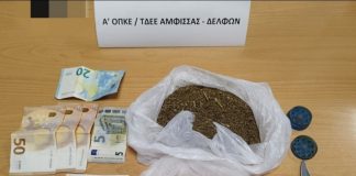 Αστυνομικοί της Α” ΟΠΚΕ Φωκίδας συνέλαβαν τρία άτομα για ναρκωτικά