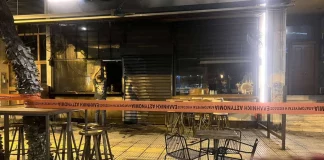Εμπρηστική επίθεση με γκαζάκια σε καφετέρια στην Καλλιθέα τα ξημερώματα