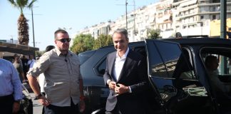 Η άφιξη του πρωθυπουργού στη 89η ΔΕΘ (Videos/Photos)