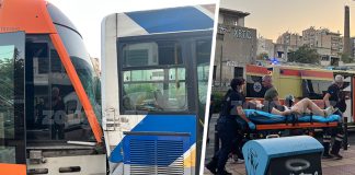 Τριάντα τραυματίες από σύγκρουση λεωφορείου με τραμ στον Πειραιά
