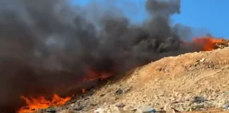 Φωτιά τώρα στον ΧΥΤΑ Αγίου Νικολάου – Σηκώθηκαν 2 ελικόπτερα, δείτε βίντεο