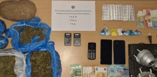Θεσσαλονίκη: Χειροπέδες σε 4 άτομα μετά από αλισβερίσι ναρκωτικών στον Δενδροπόταμο- Κατασχέθηκαν κοκαΐνη και χασίς