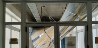 Ιωάννινα: Κατέρρευσε τμήμα της οροφής στο Παιδαγωγικό Τμήμα του Πανεπιστημίου