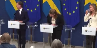 Κατέρρευσε σε ζωντανή σύνδεση η υπουργός Υγείας της Σουηδίας