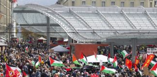 Ελβετία: Τουλάχιστον 20 τραυματίες σε διαδηλώσεις υπέρ της Παλαιστίνης