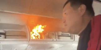 Εφιάλτης για δεκάδες επιβάτες από power bank που ανεφλέγη εν ώρα πτήσης μέσα στο ντουλαπάκι του αεροπλάνου!