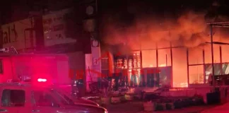 Φωτιά σε αποθήκη στην Κατερίνη – Μεγάλη κινητοποίηση της Πυροσβεστικής