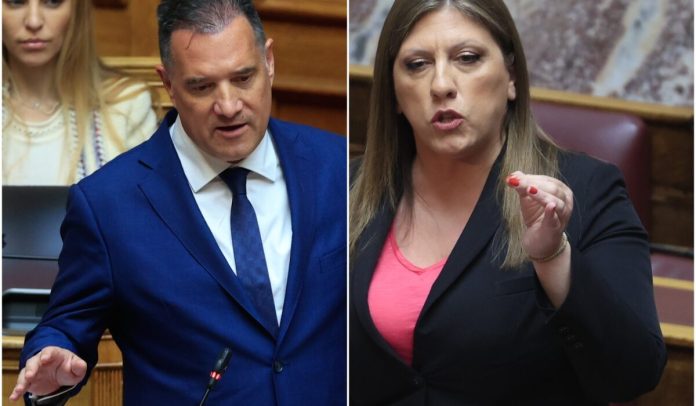 Άγριος καυγάς Ζωής – Άδωνι στη Βουλή για Καραναστάση – (VIDEO)