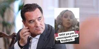 Ο Άδωνις Γεωργιάδης μετάνιωσε πικρά την ανάρτηση με την Ελληνίδα στη Νορβηγία