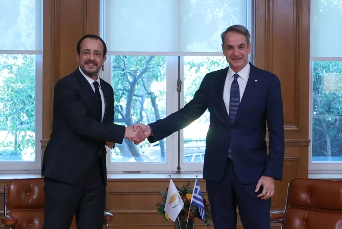 Μητσοτάκης: Είναι σημαντικό Ελλάδα και Κύπρος να μπορούμε να συντονιζόμαστε – Χριστοδουλίδης: Έχουμε μάθει πολλά από εσάς