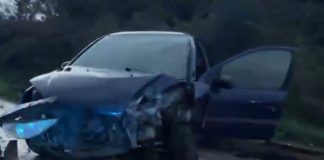 Πρέβεζα: Κατολίσθηση βράχων προκάλεσε διπλή σύγκρουση οχημάτων