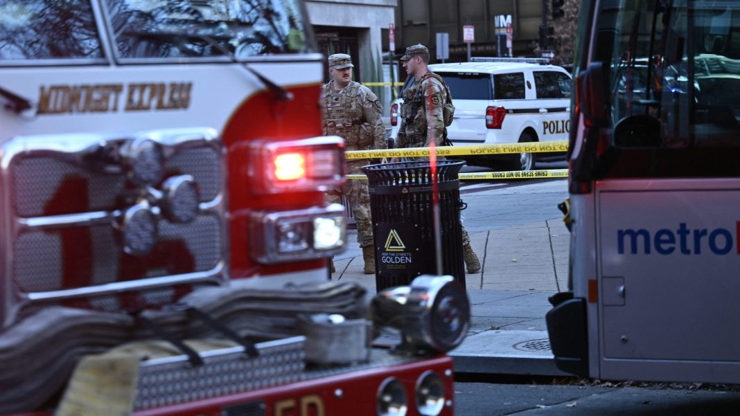 Two National Guard members shot blocks from White House