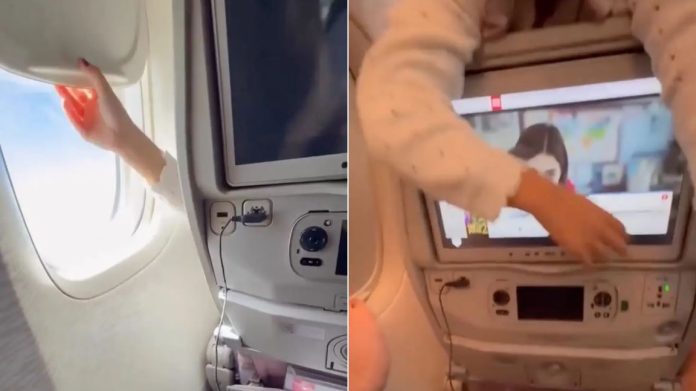 Διαμάχη σε πτήση: Ενήλικος επιβάτης και 4χρονο παιδί δίνουν «μάχη» για το παράθυρο – Το βίντεο που δίχασε τα social media