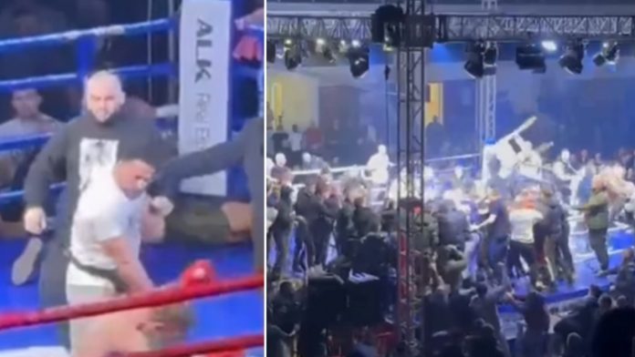 Χάος σε ρινγκ στην Σερβία: Ο Έλληνας kickboxer, Γιάννης Τσουκαλάς δέχθηκε επίθεση μετά το τέλος του αγώνα του – (VIDEO)