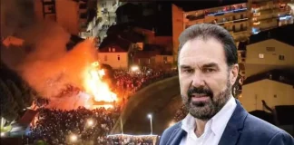 Ο Δήμαρχος Φλώρινας διέκοψε μπάντα που τραγουδούσε στη σλαβική διάλεκτο