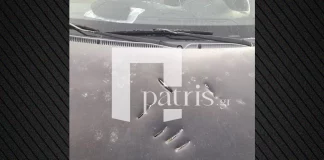 Οι τσεκουριές στο αμάξι από την επίθεση 39χρονου σε μητέρα και το παιδί της στο Ηράκλειο – (ΦΩΤΟ)