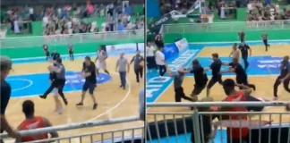 Βραζιλία: Άγριο ξύλο σε αγώνα μπάσκετ με πρωταγωνιστή έναν διαιτητή – (VIDEO)