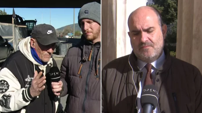 Επεισόδιο on camera Μαρκόπουλου με αγρότη από το Κάστρο: Ο βουλευτής αποχώρησε μετά από ύβρεις και ειρωνείες, δείτε βίντεο