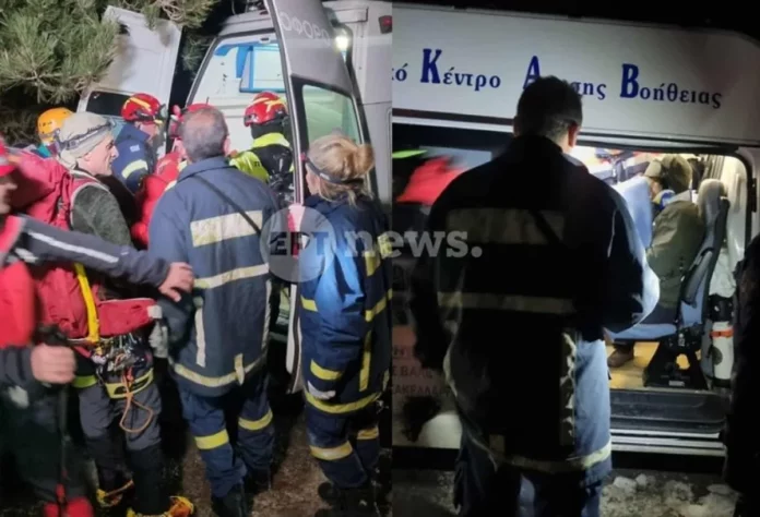 Αίσιο τέλος στο θρίλερ με τους ορειβάτες που εγκλωβίστηκαν στον Ταΰγετο – Καρέ καρέ η διάσωσή τους στον Προφήτη Ηλία