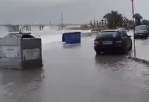 Άρχισε η επέλαση της κακοκαιρίας στην Αχαΐα: Χαλάζι στην Πάτρα, η θάλασσα βγήκε στη στεριά στο Ρίο λόγω των ισχυρών ανέμων