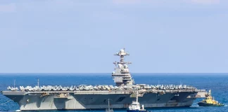 Έφτασε στη Σούδα το μεγαλύτερο αεροπλανοφόρο στον κόσμο USS “Gerald R. Ford” – (ΦΩΤΟ-VIDEO)