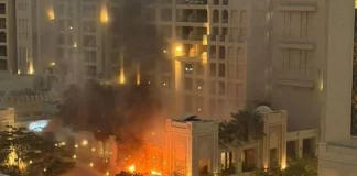 Ντουμπάι: Ισχυρή έκρηξη σε συγκρότημα ξενοδοχείων – Αναφορές για υπολείμματα αναχαιτισμένου πυραύλου – (VIDEO)