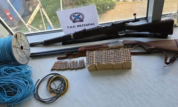 Βορίζια: Αυτά είναι τα όπλα της “μεγάλης επιτυχίας” που εντόπισαν οι αστυνομικοί σε εγκαταλελειμμένο ποιμνιοστάσιο